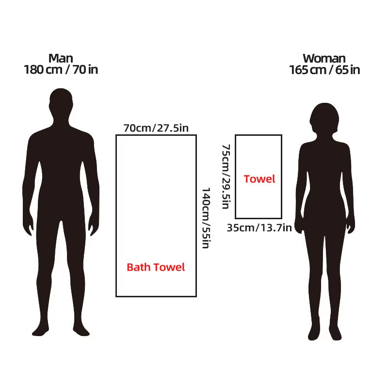 Combo toalla de microfibra rayas