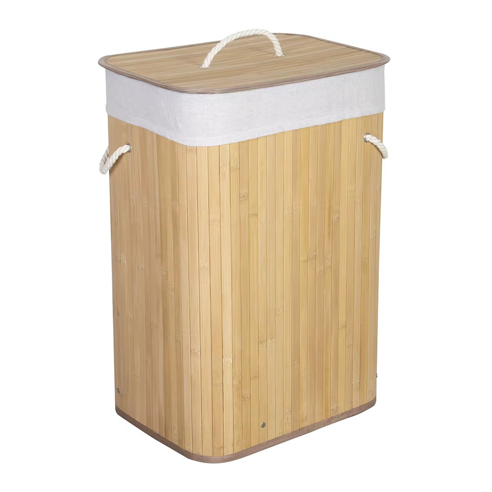 Cesto de ropa de bambo